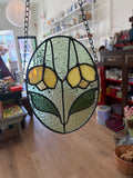Stained Glass Tulips Backyard Glassworks