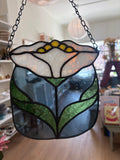 Stained Glass Poppies Backyard Glassworks