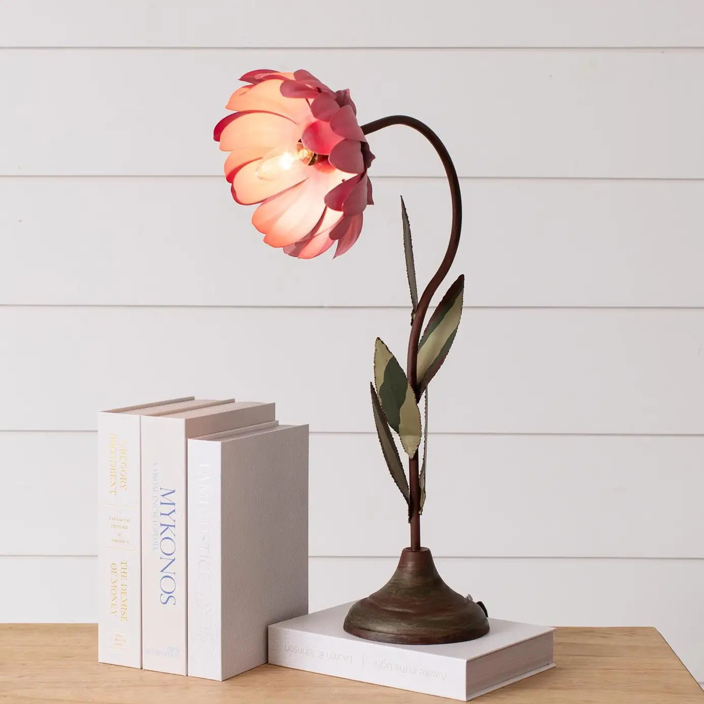 Pink Flower Table Lamp