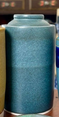 DK Pottery Blue Vessel with lid