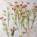 ARTIFICIAL COSMOS MEADOW (Real Touch), SOFT PINK FLOWERS
