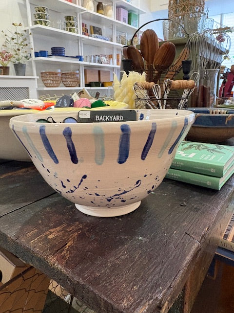 CJ Striped and Speckled Bowl