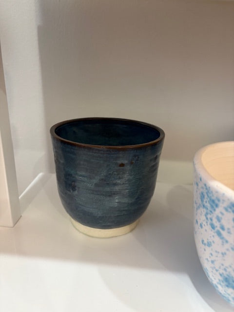 CJ Pottery Blue Pot
