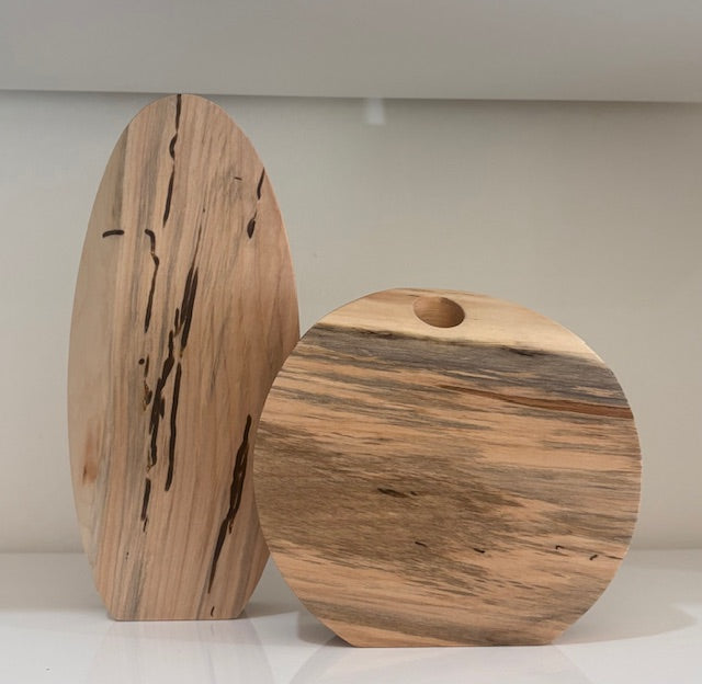 Handmade Wood Candle Holder