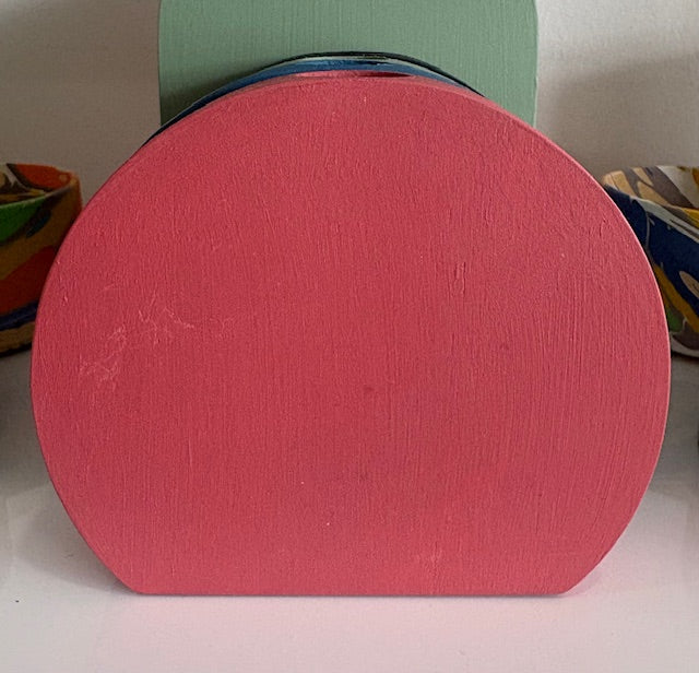 Handmade Painted Candle Holder Small