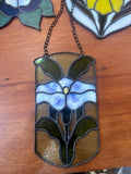 Stained Glass Morning Glory Backyard Glassworks