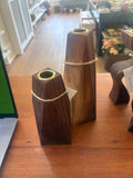 Small Angled Candle Holder Black Walnut Linkwood Crafts