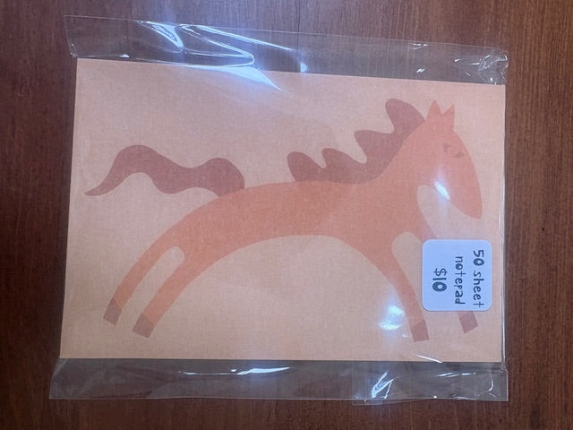Horse Notepad Imperfect Studio