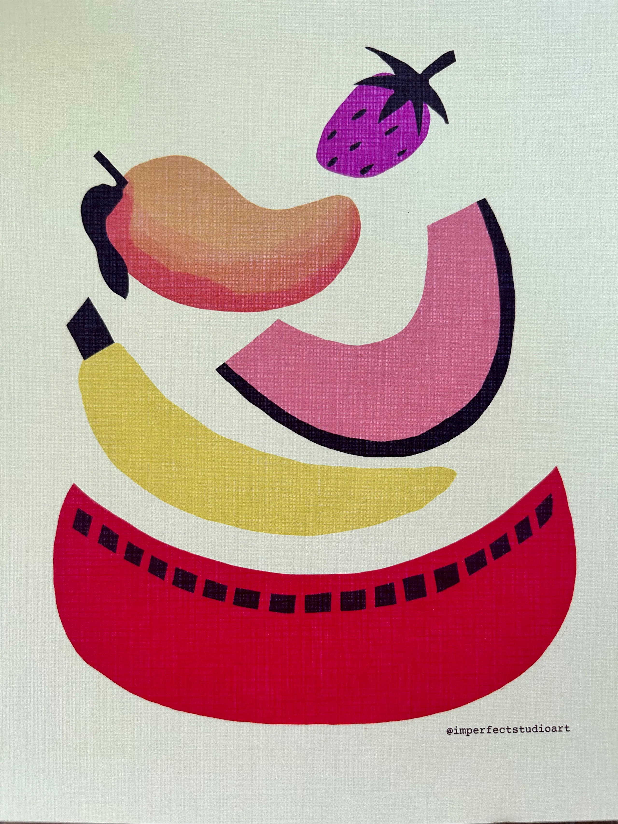 Fruit Bowl Family Portrait - Imperfect Studio