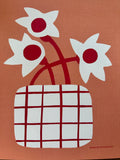 Star Flowers on Peach - Imperfect Studio