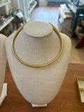 Classic Smooth Gold Choker Necklace - MremboNYC