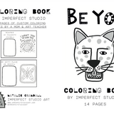 BE YOU Coloring Book - Imperfect Studio